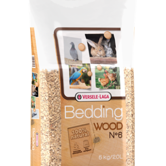 Sac de fond hygiénique de rognures de hêtre finement broyées Versele Laga Bedding Wood pour la basse-cour et animaux de la nature